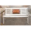 Image 11 : Vintage Wood and Cast Iron Coca-Cola Bench