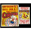 Image 1 : Vintage Letterpress Circus Posters (2)