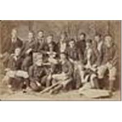Late 1800s Baseball Team Photo