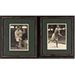 Two Framed Autographed Photos of Bill Dickey & Joe McCarthy That Hung in Bill Dickey's House (2) (JS