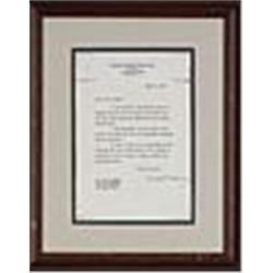 4/8/1940 Herbert Hoover TLS To Bill Dickey (JSA)