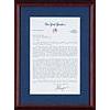 Image 1 : Framed TLS from George Steinbrenner to Bill Dickey That Hung In Dickey's House