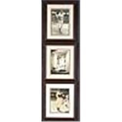 Three Framed Photos That Hung In Bill Dickey's House w/ One Autographed by Mickey Cochrane (3) (JSA)