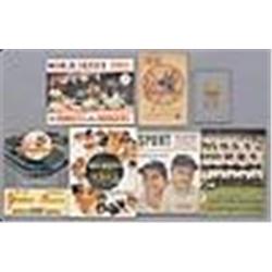 Bill Dickey's Personal World Series Programs (4) with Sport Magazine, Program & 1936 World Series Ti