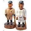 Image 1 : Babe Ruth & Mickey Mantle Folk Art Carved Wood Statues (2)