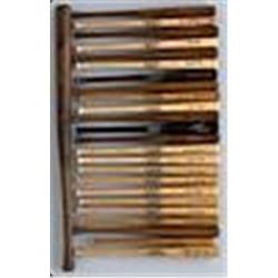 Lot Of Vintage H&B Mini-Bats w/ Ruth & Gehrig (25)