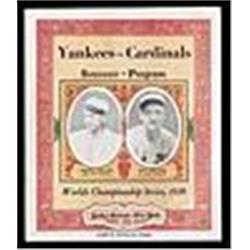 1928 NY Yankees World Series Program