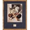 Image 1 : Framed Lou Gehrig Autographed Cut & Photo Display (JSA)