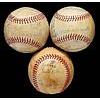 Image 1 : 1949, 1958, 1962 NY Yankees Team-Signed Baseballs (World Champions) (3) (JSA)