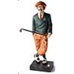 Vintage Ceramic Golf Statue