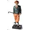Image 1 : Vintage Ceramic Golf Statue