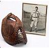 Image 1 : Circa 1945 Roy Mort Dallas Rebels Game-Used First Baseman's Glove With Photo Match (2)