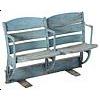 Image 1 : Original Atlanta Fulton County Stadium Double Stadium Seats (4 Chairs in Total)