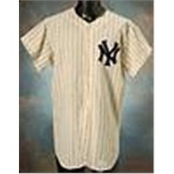 1964-65 Mel Stottlemeyer NY Yankees Game-Used Home Pinstripe Jersey