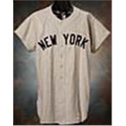 1958 Don Larsen New York Yankees Game-Used Road Flannel Jersey