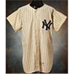 1955 Frank Crosetti New York Yankees Coaches Worn Home Flannel Jersey