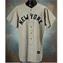 1961 Billy Gardner New York Yankees Game-Used Road Flannel Jersey