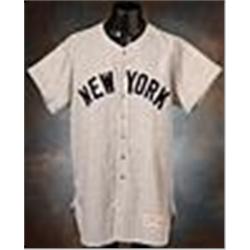1961 Ralph Houk New York Yankees Managers Worn Road Flannel Jersey