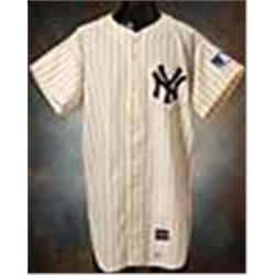 1969 Jim Turner New York Yankees Coaches Worn & Autographed Home Pinstripe Flannel Jersey (JSA)