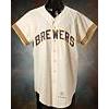 Image 1 : 1970 Milwaukee Brewers Game-Used Home Flannel Jersey