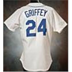 1989 Ken Griffey Jr. Rookie Seattle Mariners Game-Used Home Jersey