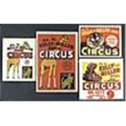 1940s-1950s Kelly & Miller Circus Poster Lot (4)