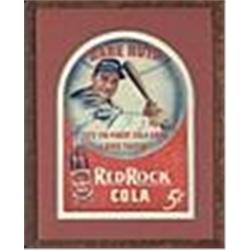 Circa 1939 Red Rock Cola Babe Ruth Die-Cut Cardboard Display (Rare)