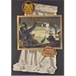 Circa 1940s Courtley Men's Toiletries Babe Ruth 1932 World Series Die-Cut Cardboard Display