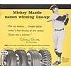 Image 1 : 1950s Cooper Tires Mickey Mantle Die-Cut Cardboard Display