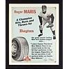 Image 1 : Circa 1960s Framed Dayton Tires Roger Maris Die-Cut Display