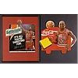 1990s Michael Jordan Gatorade & Coca-Cola Die-Cut Cardboard Displays (2)
