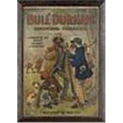 Early 1900s Framed Original Bull Durham Black Americana Advertising Sign