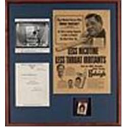 1946 Framed Raleigh Cigarros Babe Ruth Shadowbox Display