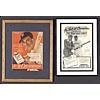 Image 1 : 1948 Framed Chesterfield Babe Ruth Baseball Advertisements (2)