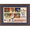 Image 1 : 1949 Framed Chesterfield Joe DiMaggio, Ben Hogan & Others Advertisement