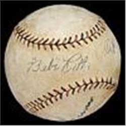 10/20/1919 Babe Ruth Single-Signed & Dated Baseball (JSA)