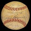 Image 1 : 1953 NY Yankees Team Autographed Baseball (World Champions) (JSA)