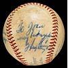 Image 1 : Hugh Casey & Don Newcombe Autographed Baseball (JSA)