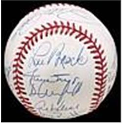 3000 Hit Club Signed Baseball (JSA)