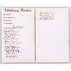 1931 Pittsburgh Pirates Team Autographed Sheet (JSA)