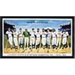 Framed 500 Home Run Club Autographed Litho (JSA)