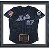 Image 1 : Framed 2004 Todd Zeile NY Mets Game-Used Jersey Autographed by the NY Mets Team (JSA)