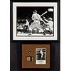 Image 1 : Framed Mickey Mantle & Joe DiMaggio Autographed Photo's (2) (JSA)