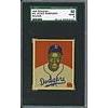 Image 1 : 1947 Jackie Robinson Graded Bowman Rookie Baseball Card