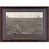 Image 1 : 4/18/1958 Framed Photo Of First Major League Baseball Game Played At LA Coliseum