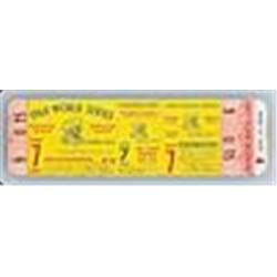 1960 World Series Game 7 Unused Full Ticket