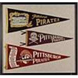 1940s Framed Pittsburgh Pirates Pennant Display