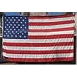 American Flag Hung in Shea Stadium (Mets-Steiner LOA)