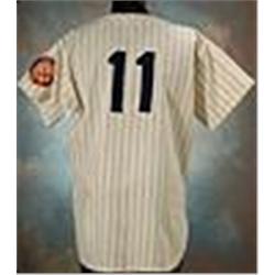 1952 Johnny Sain New York Yankees Game-Used Home Pinstripe Flannel Jersey