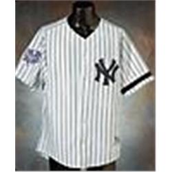 2000 Scott Brosius New York Yankees Game-Used World Series Home Pinstripe Jersey (Yankees-Steiner LO